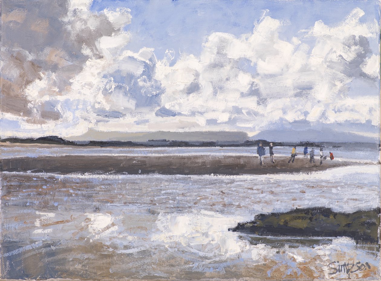 On the Beach, 2017 by Charles Simpson