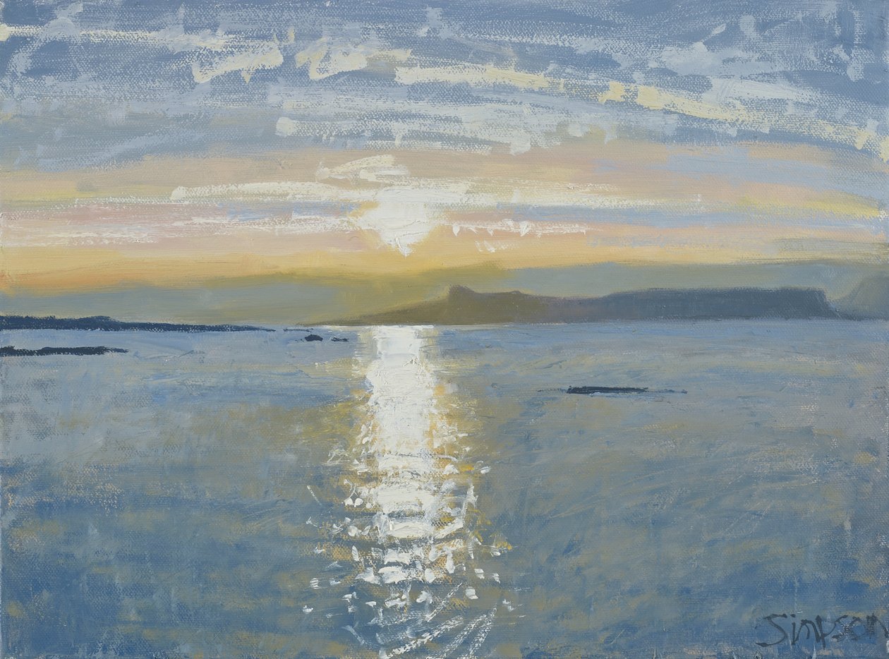 Sunset Sea, 2013 by Charles Simpson
