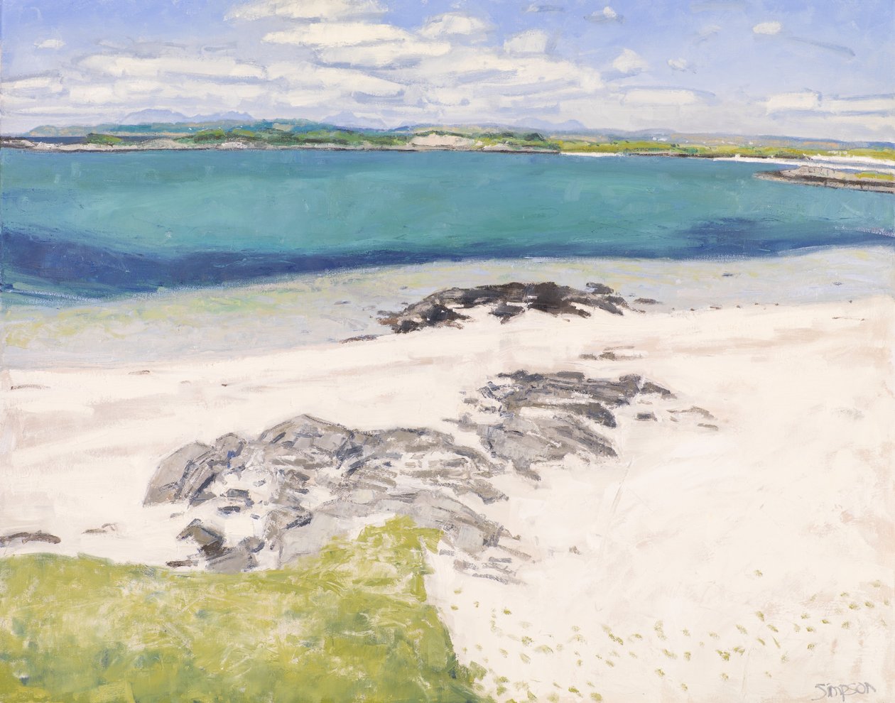 Traigh Morning, 2016 by Charles Simpson