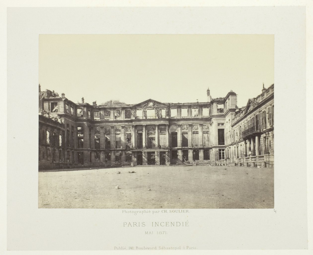 Paris Fire, from the series "Paris Incendié" by Charles Soulier