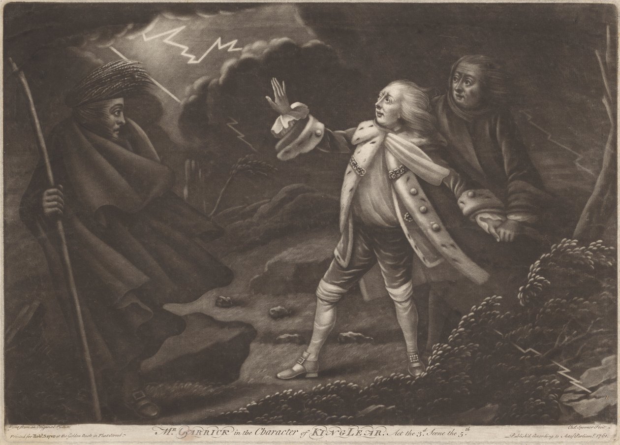 Mr. Garrick in the Character of King Lear - 