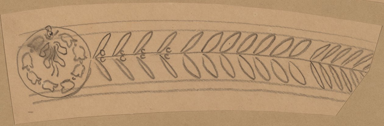 Study for a Border Design by Charles Sprague Pearce