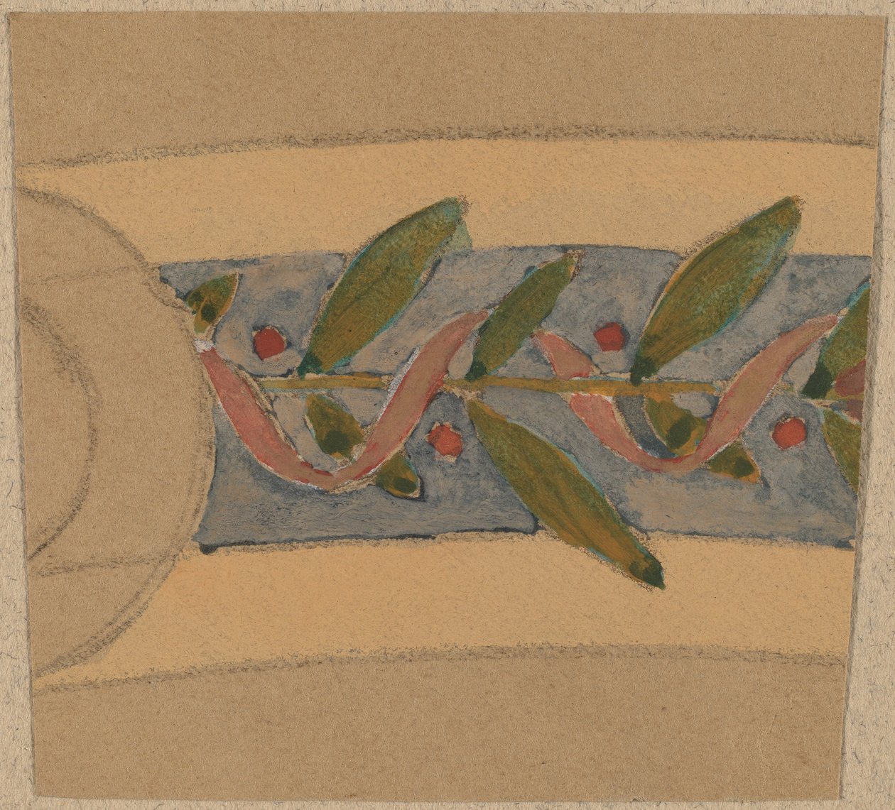 Study for a Border Design by Charles Sprague Pearce