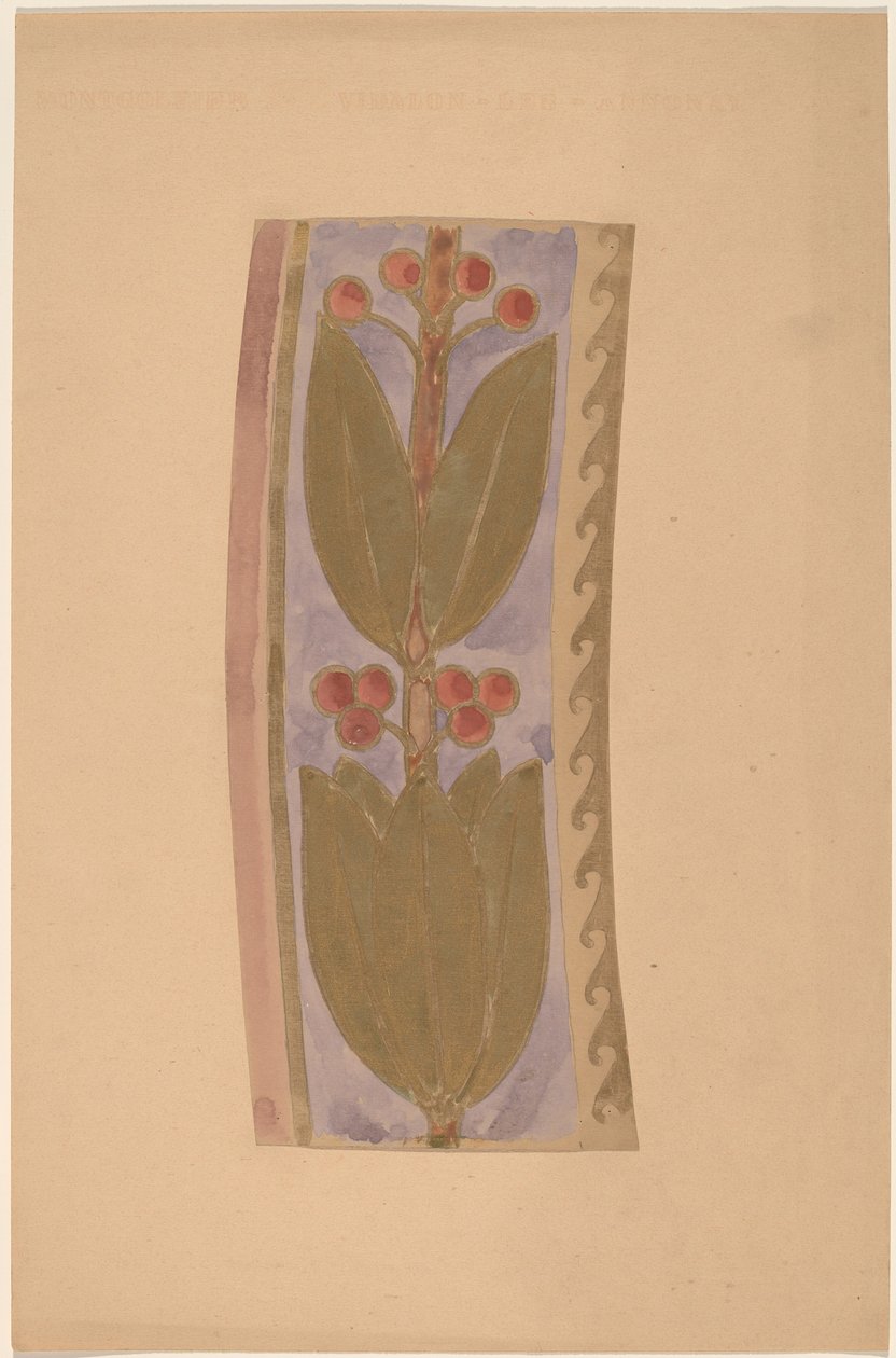 Study for a Border Design by Charles Sprague Pearce