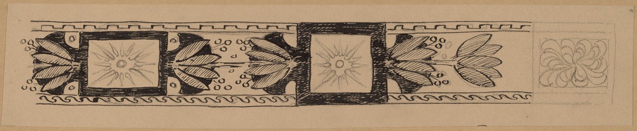 Study for a Border Design by Charles Sprague Pearce
