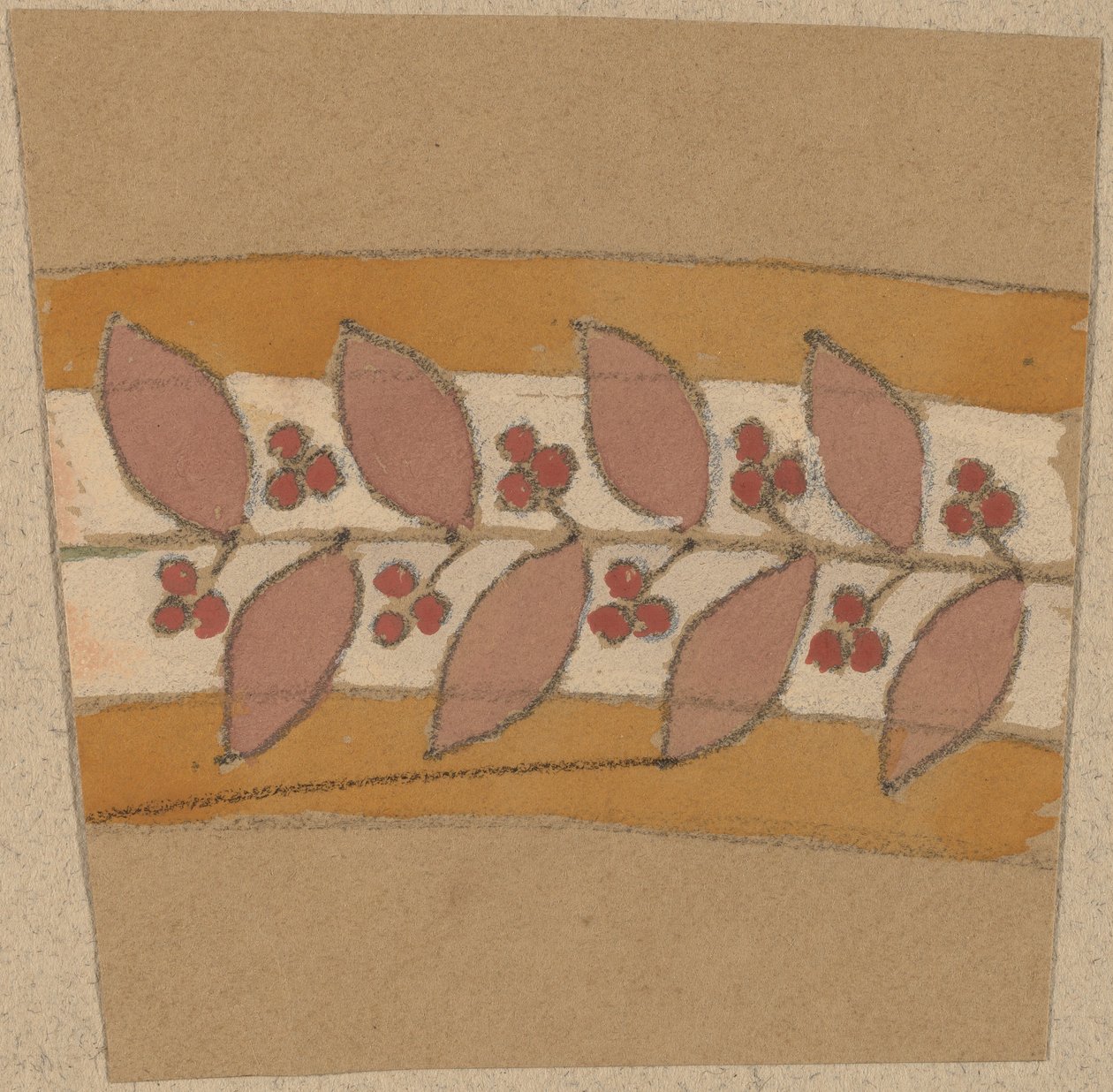 Study for a Border Design by Charles Sprague Pearce