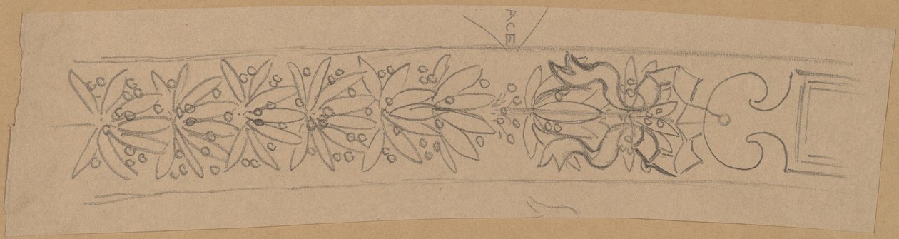 Study for a Border Design by Charles Sprague Pearce