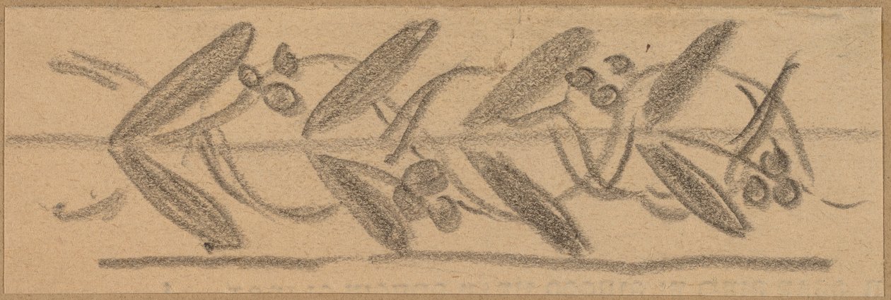 Study for a Border Design by Charles Sprague Pearce