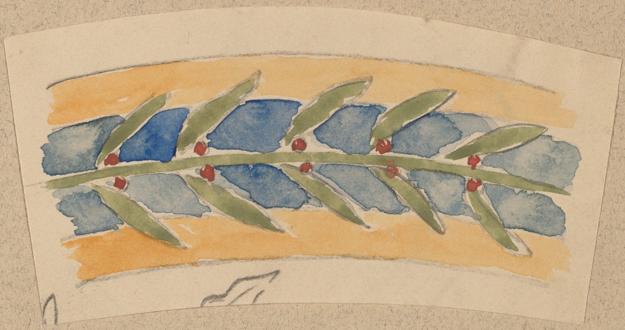 Study for a Border Design by Charles Sprague Pearce