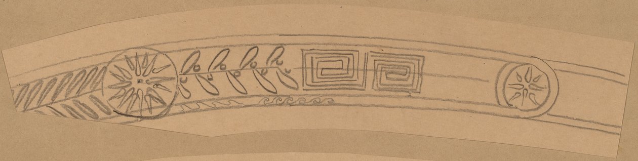 Study for a Border Design by Charles Sprague Pearce