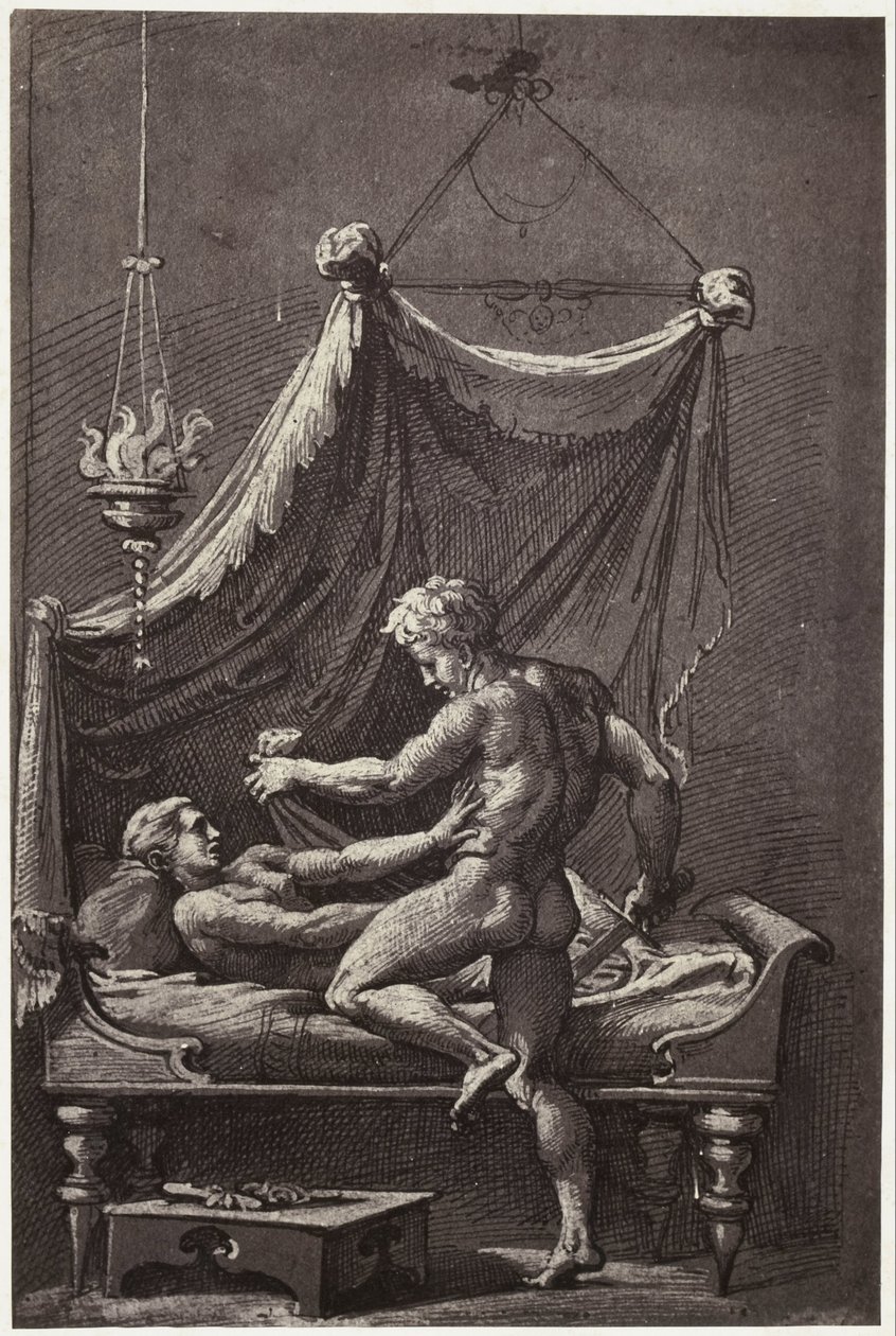 Photoreproduction of a Drawing by Perino del Vaga, The Rape of Lucretia by Charles Thurston Thompson