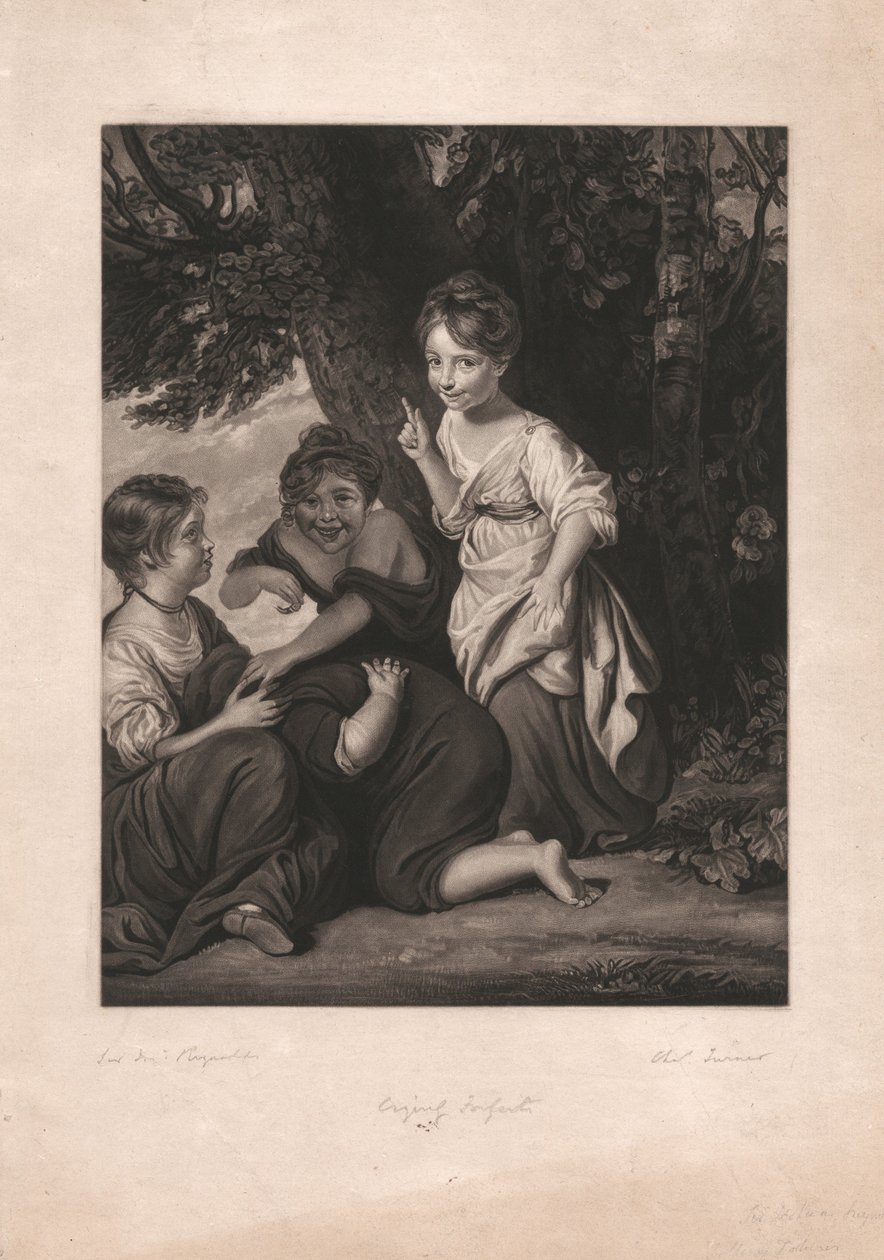 Children Crying Forfeits by Charles Turner