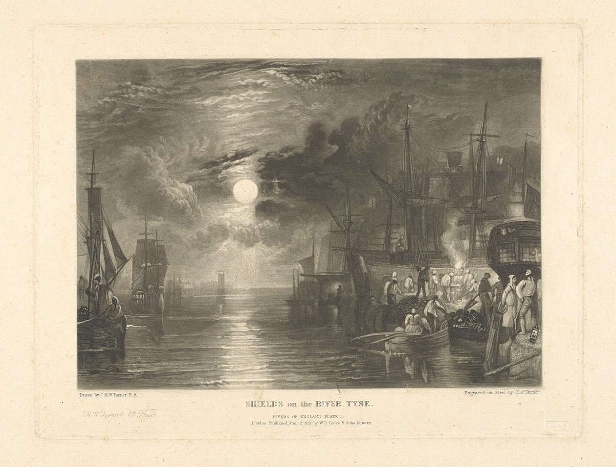 Shields on the River Tyne by Charles Turner