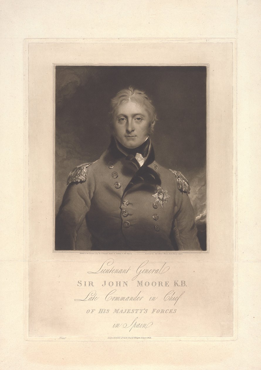 Sir John Moore by Charles Turner