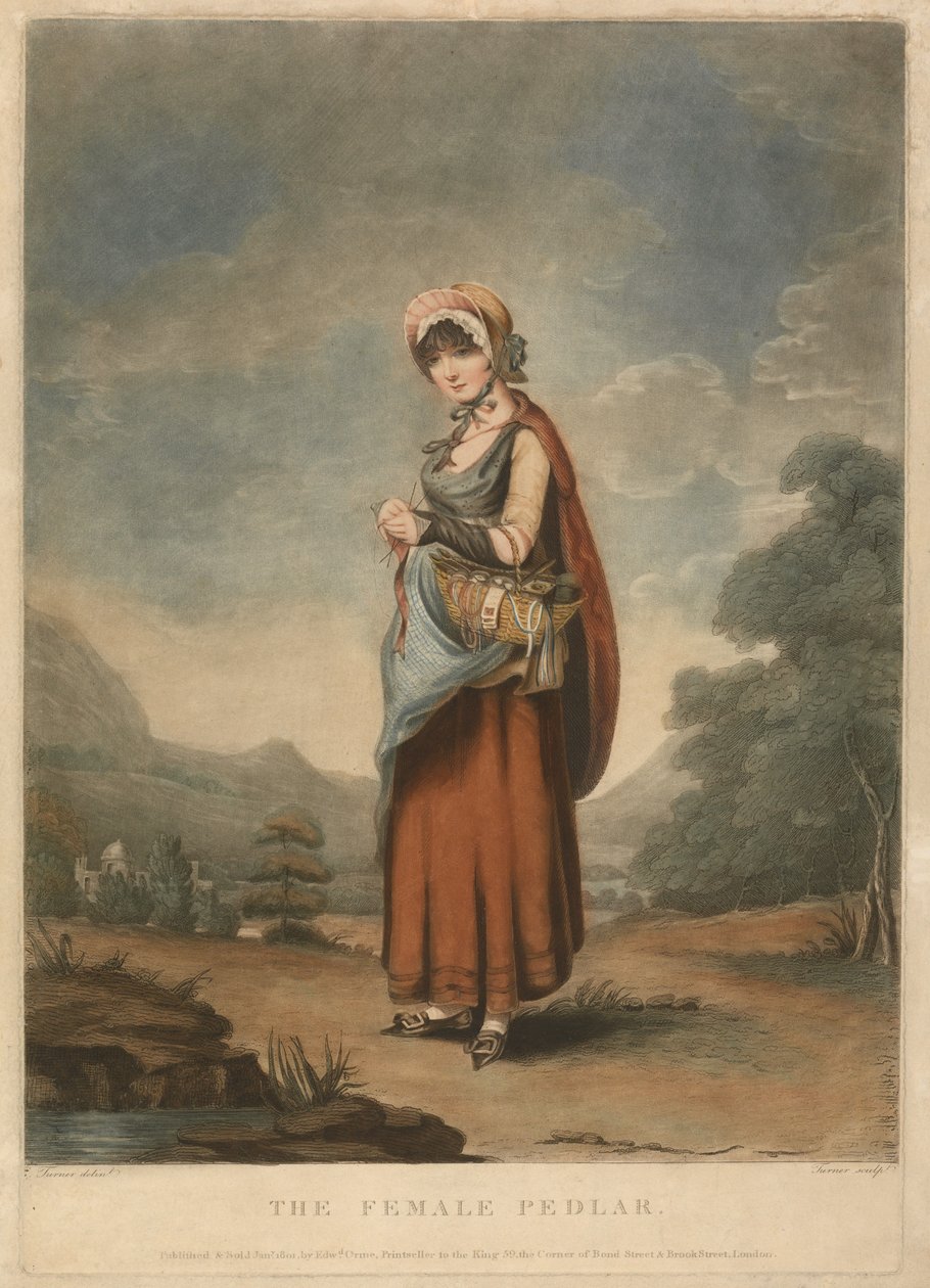 The Female Peddler by Charles Turner