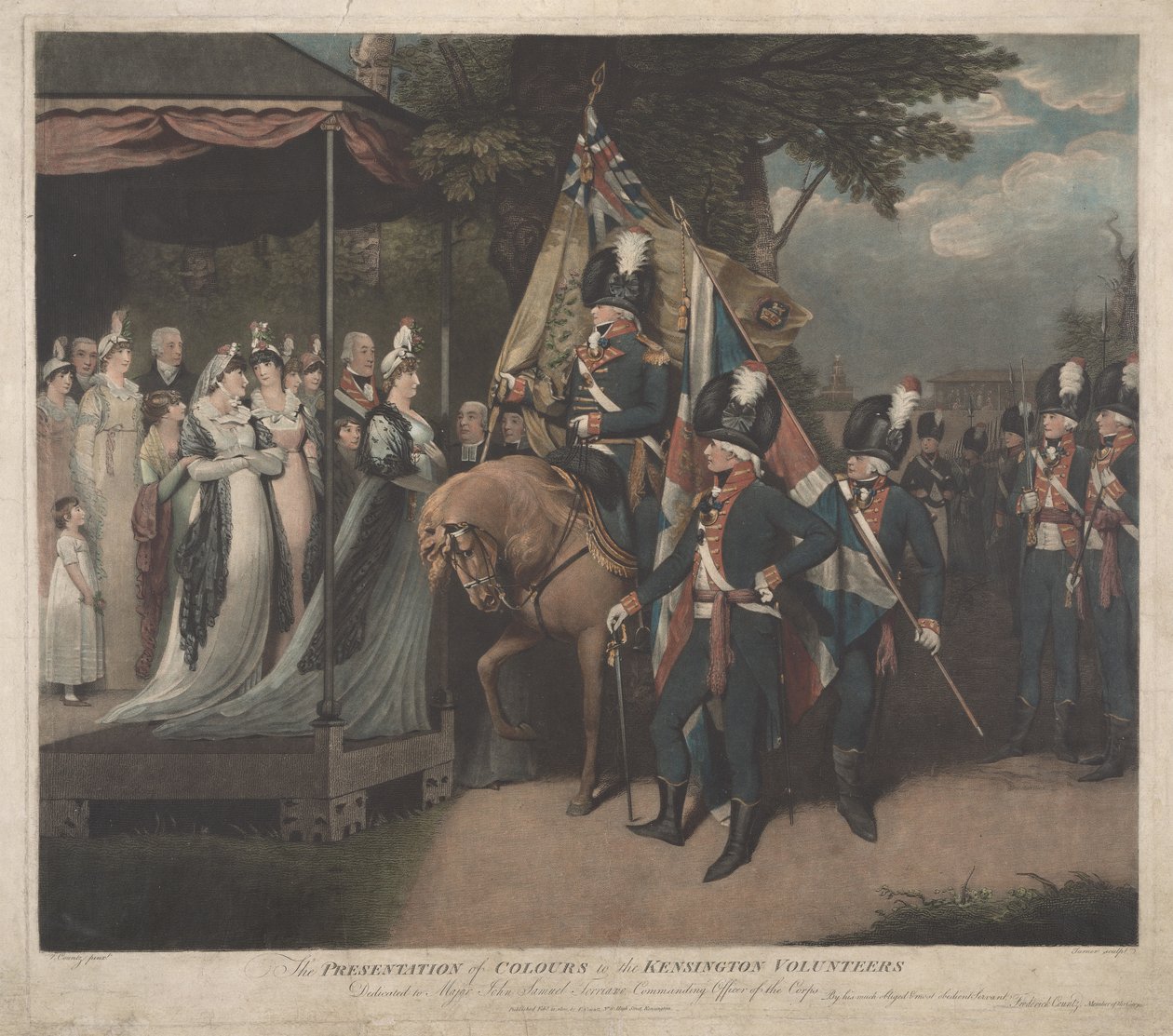 The Presentation of Colours to the Kensington Volunteers by Charles Turner