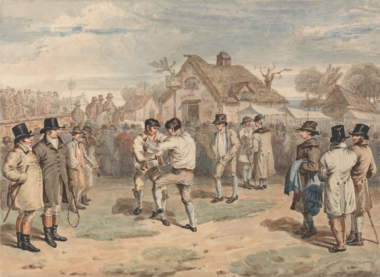 Wrestling by Charles Turner