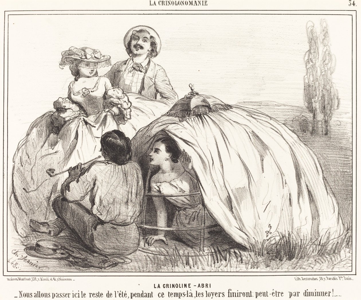 The Crinoline-Shelter by Charles Vernier