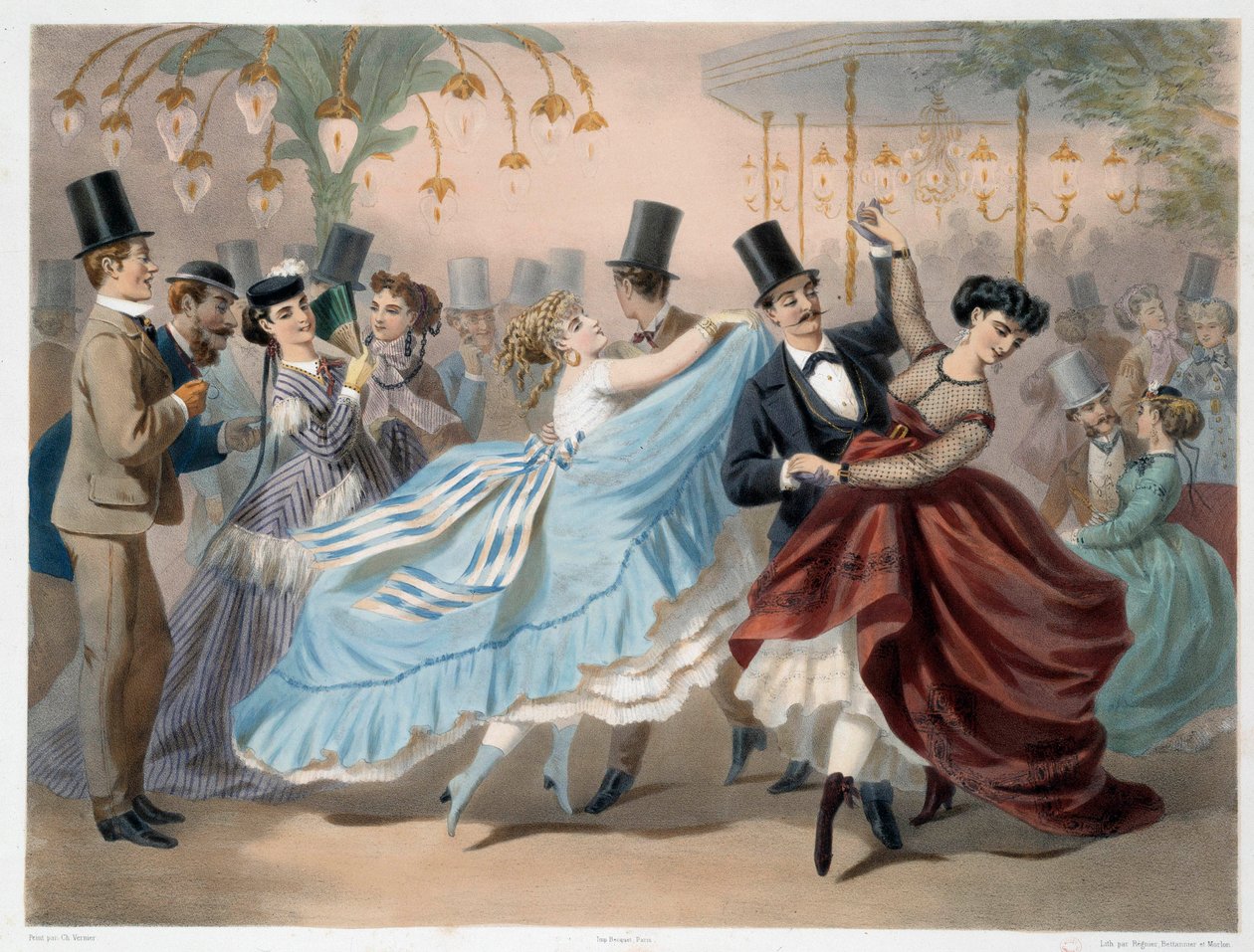 Le Bal Mabille by Charles Vernier