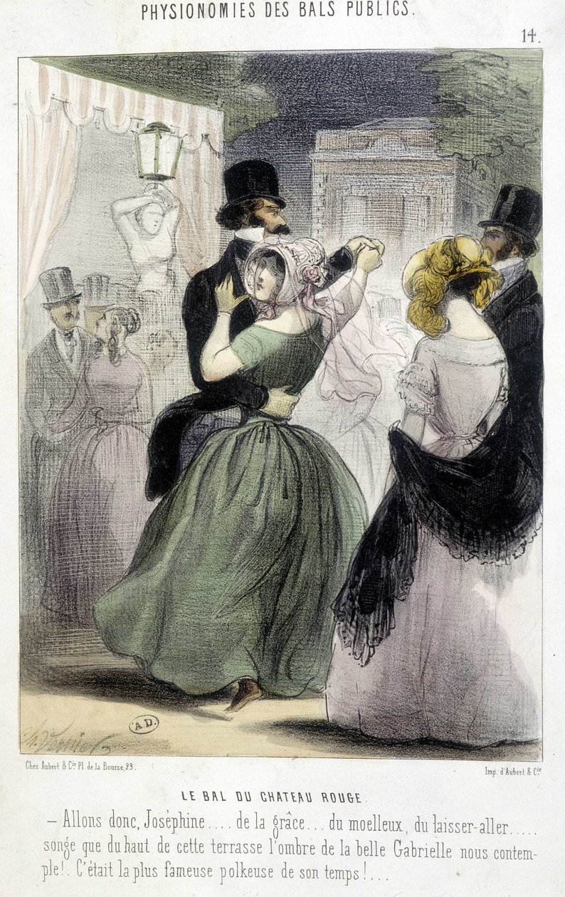 Prom populaire de Paris: The ball of the Chateau rouge by Charles Vernier