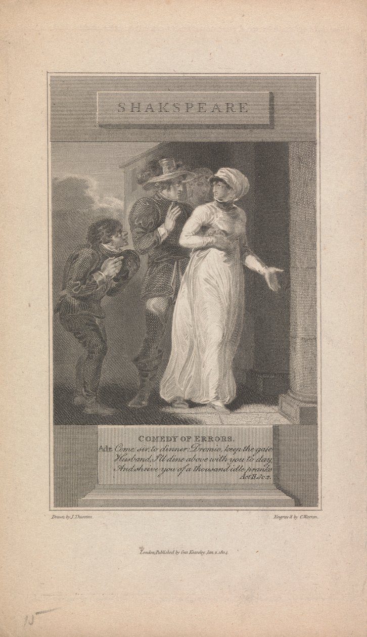 Comedy of Errors, Act II Scene 2 by Charles Warren