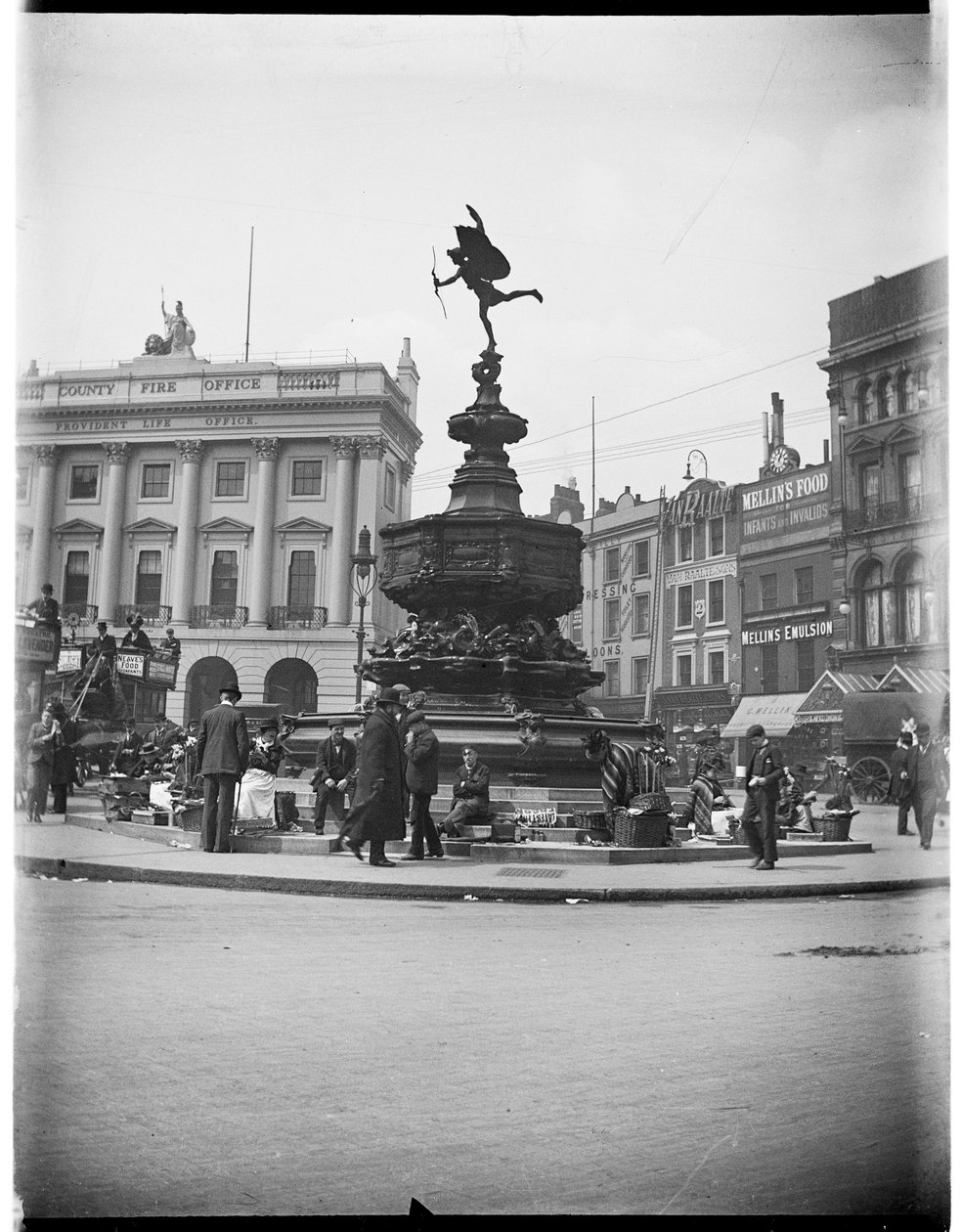 Shaftesbury Memorial Fountain, Piccadilly Circus, City of Westminster, London, 1895-1905 by Charles William Prickett