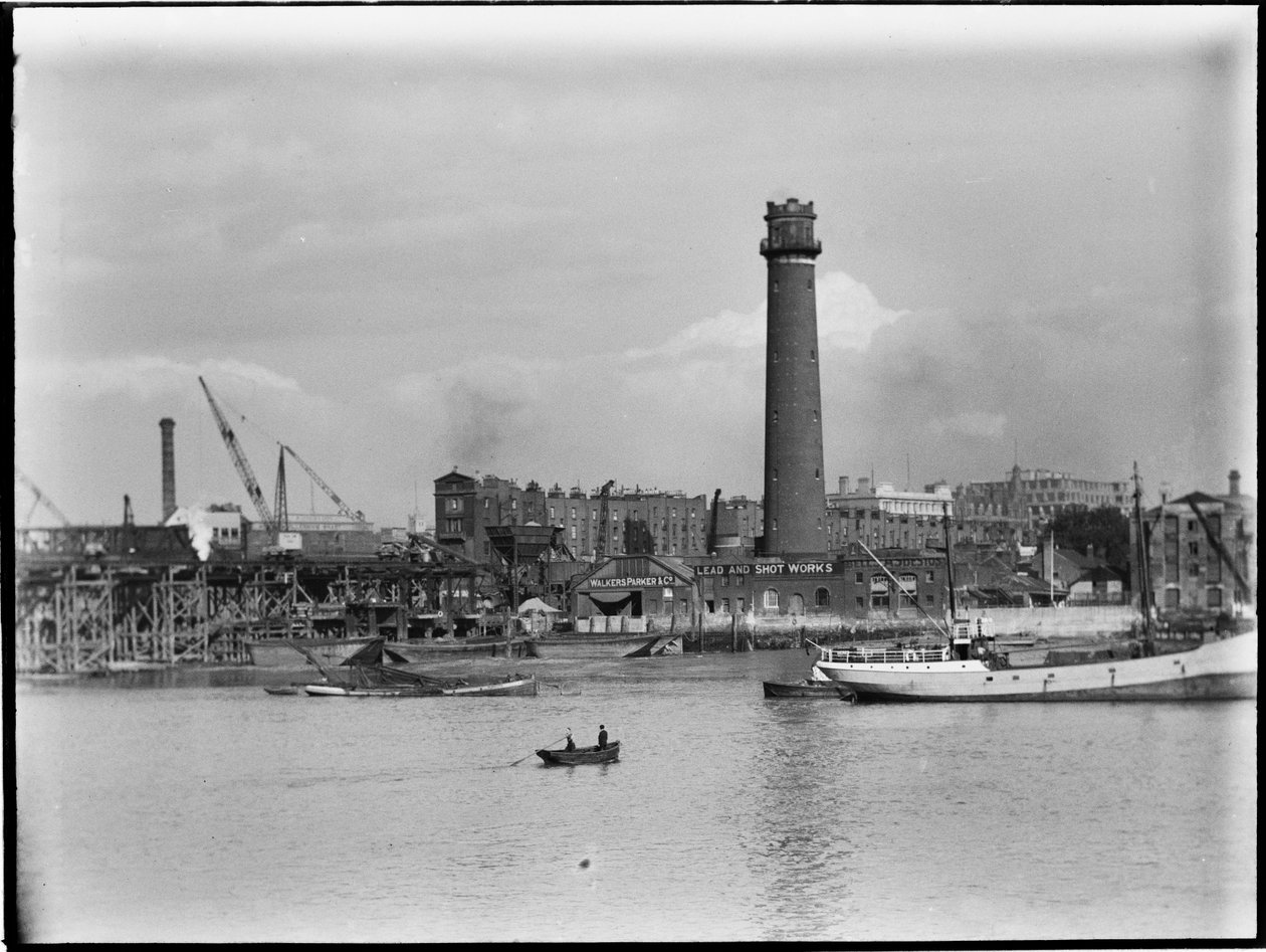 Shot Tower and Lead Works, Belvedere Road, Lambeth, Greater London Authority, 1936 by Charles William Prickett