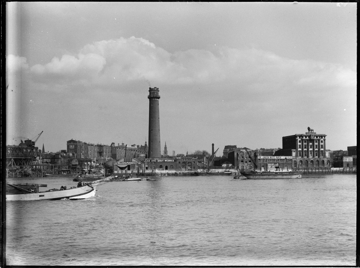 Shot Tower and Lead Works, Belvedere Road, Lambeth, Greater London Authority by Charles William Prickett