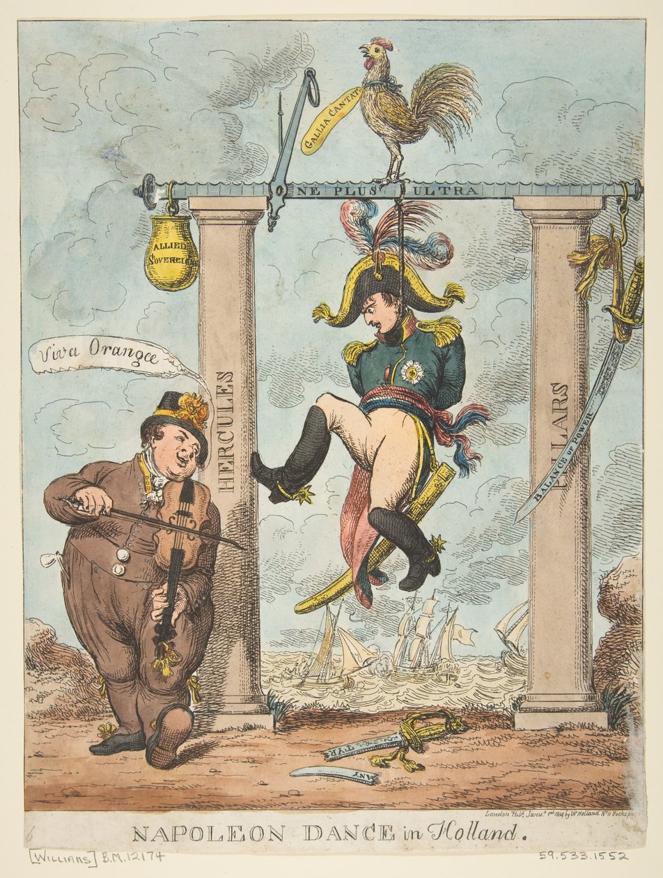 Napoleon Dance in Holland, January 1, 1814 by Charles Williams