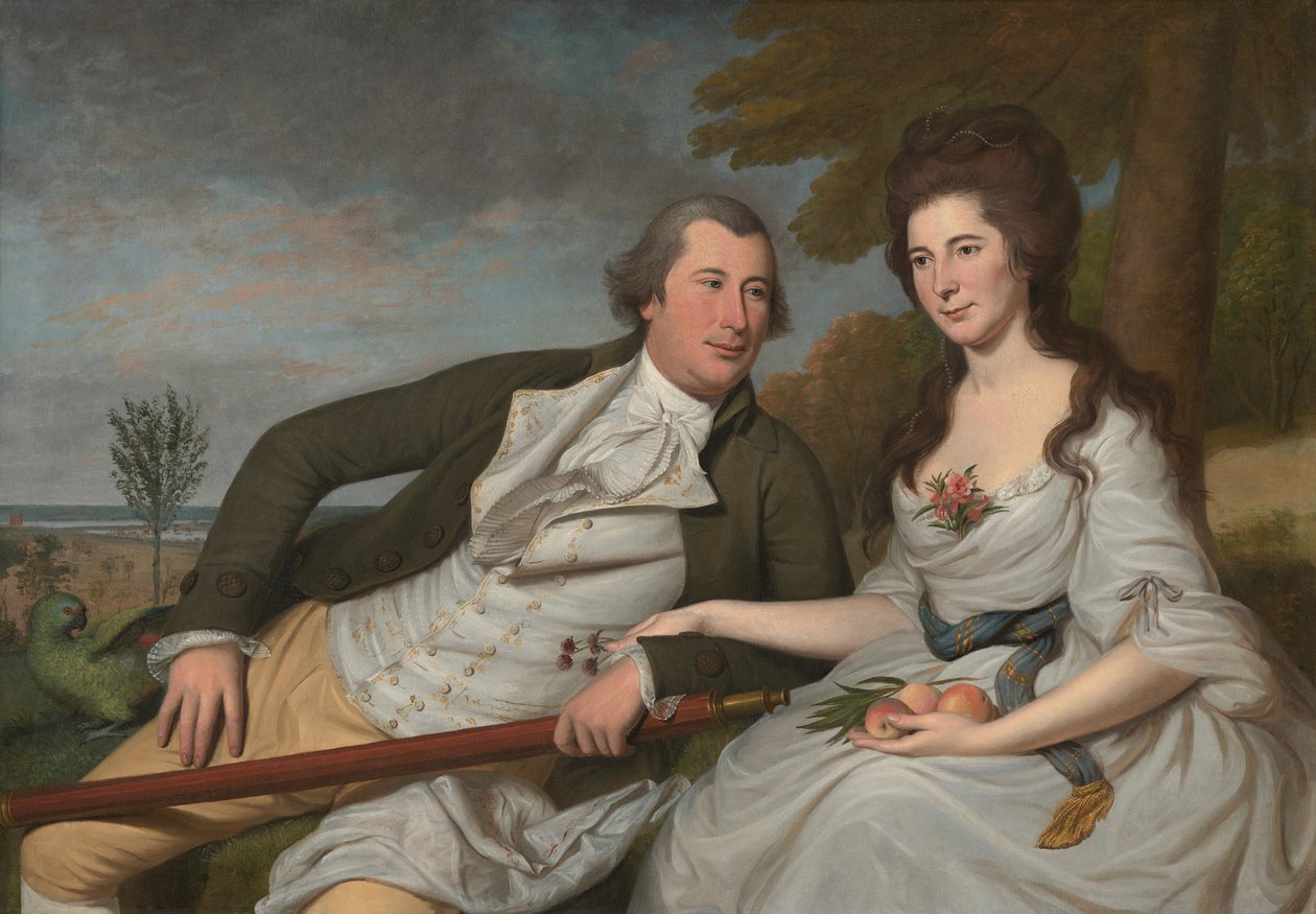 Benjamin and Eleanor Ridgely Laming by Charles Willson Peale