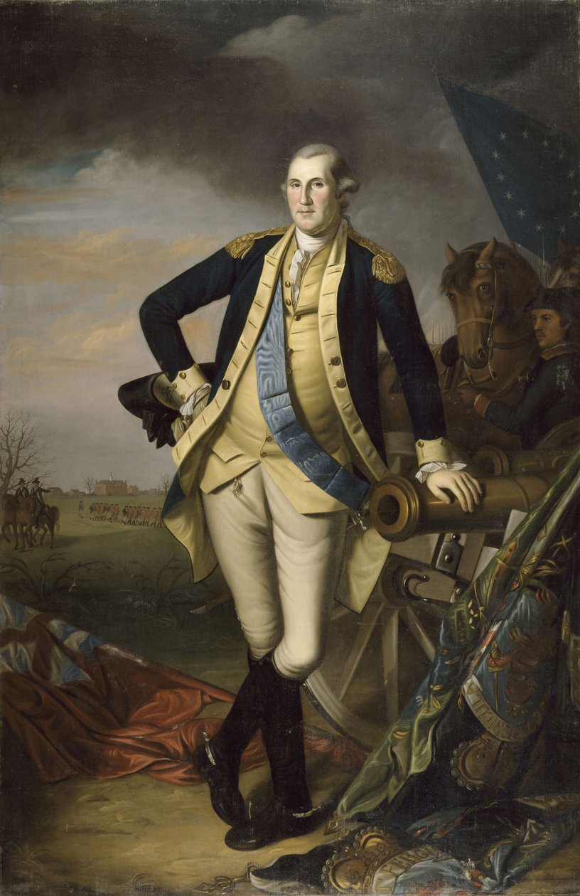 George Washington After the Battle of Princeton on January 3, 1777 by Charles Willson Peale