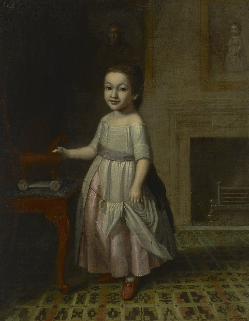 Portrait of a Boy with a Toy Horse by Charles Willson Peale