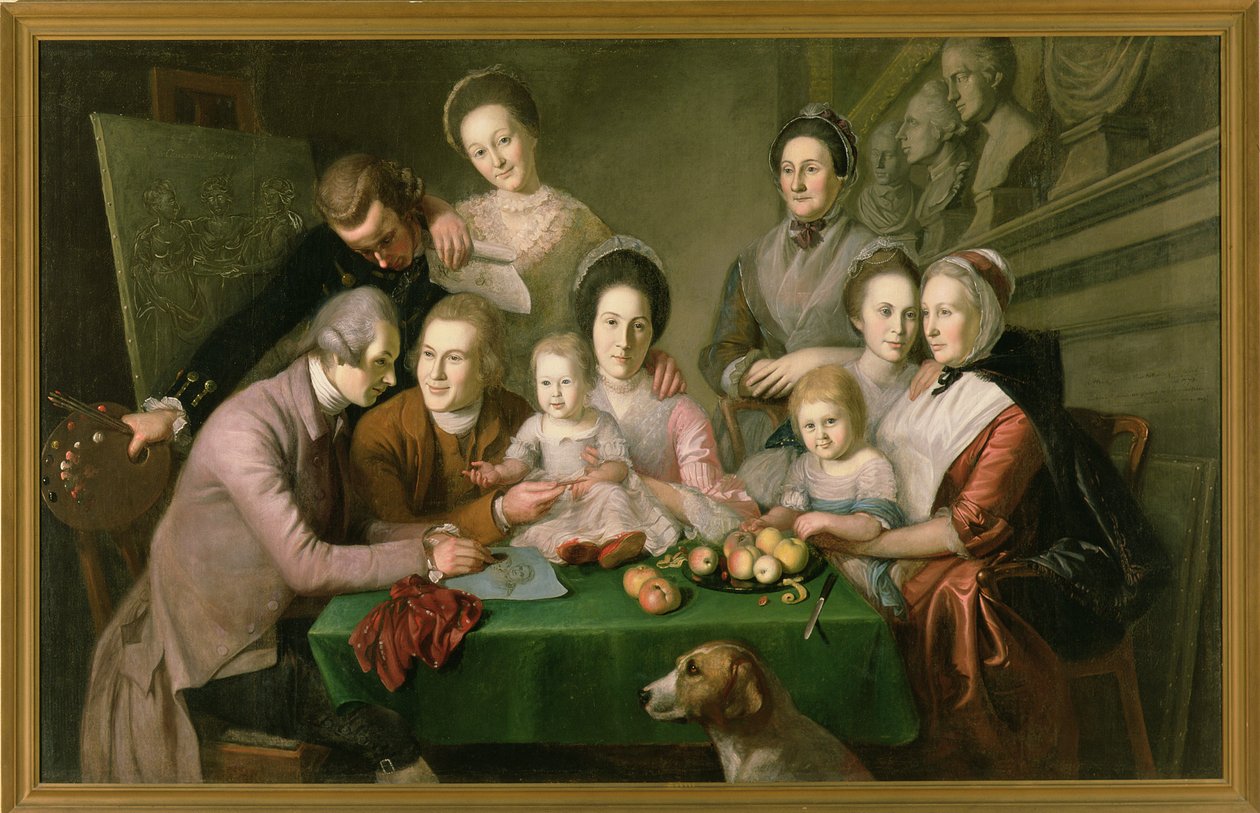 The Peale Family, c.1770-3  by Charles Willson Peale