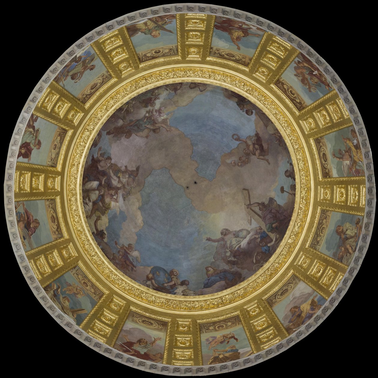 Saint Louis in Glory, 1702-1707 by Charles de la Fosse