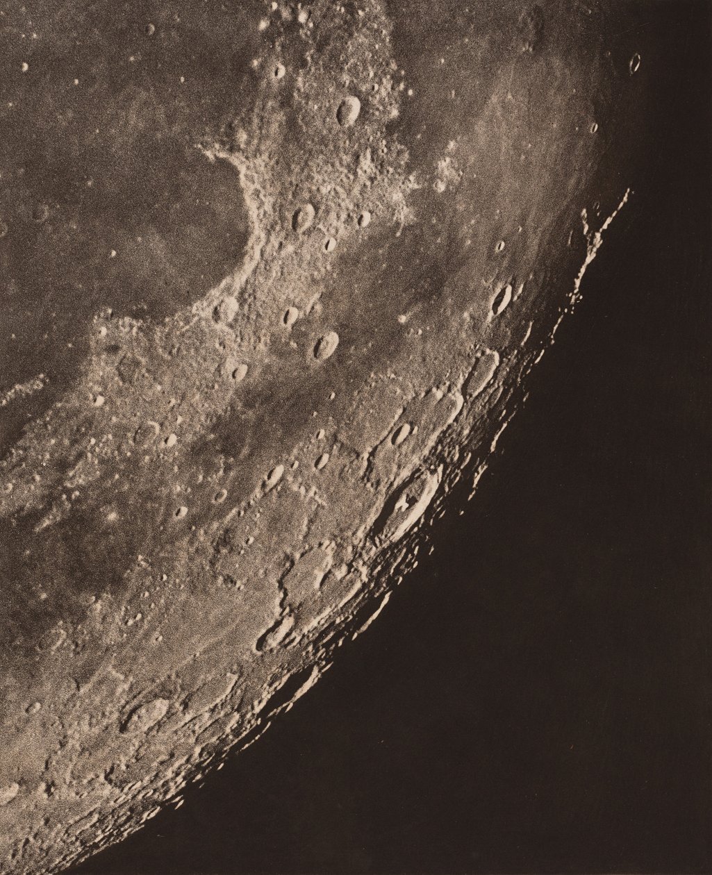 Photographic Chart of the Moon, 1904 by Charles le Morvan
