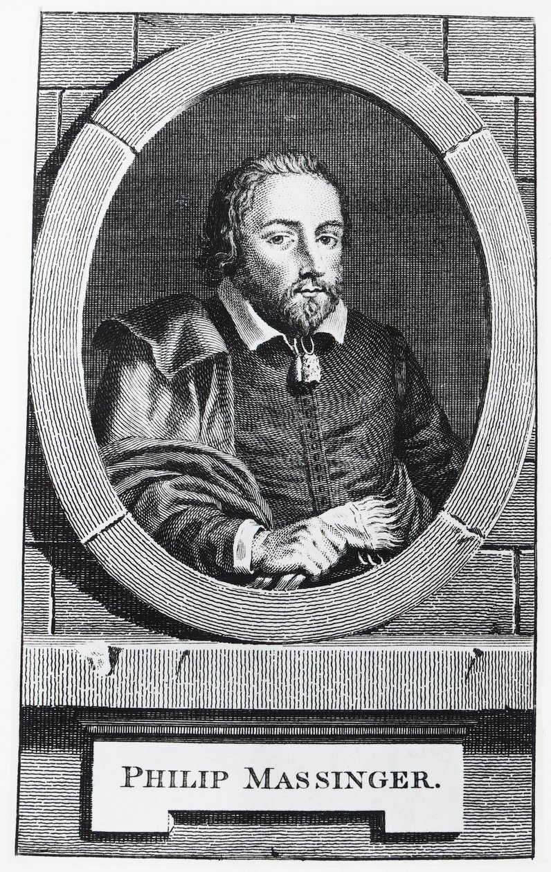Portrait of Philip Massinger by Charles the Elder Grignion