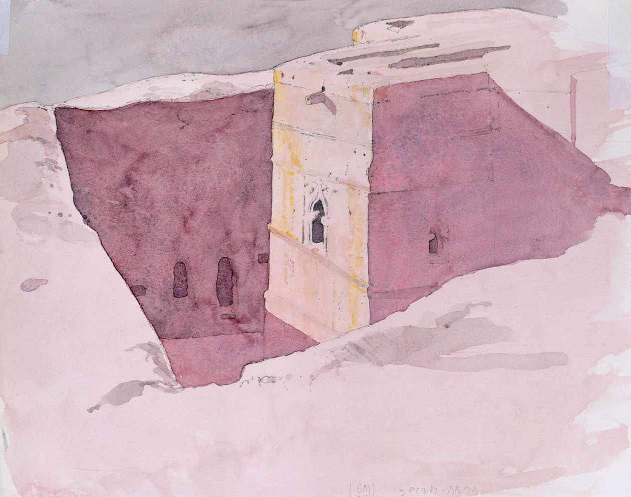 Giorgis Sunset, Lalibela, Ethiopia, 1996 by Charlie Millar