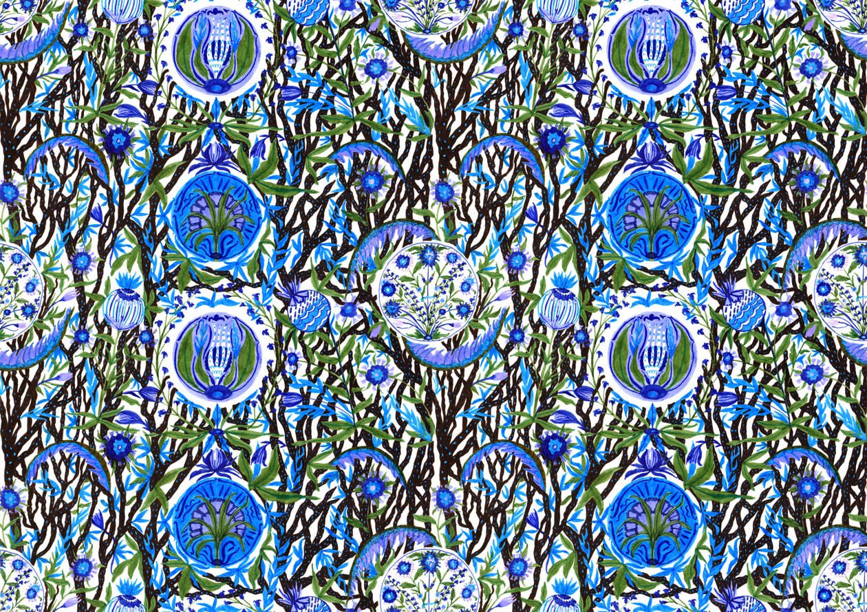Ashmolean Museum Pattern Design #2, 2020 by Charlotte Orr