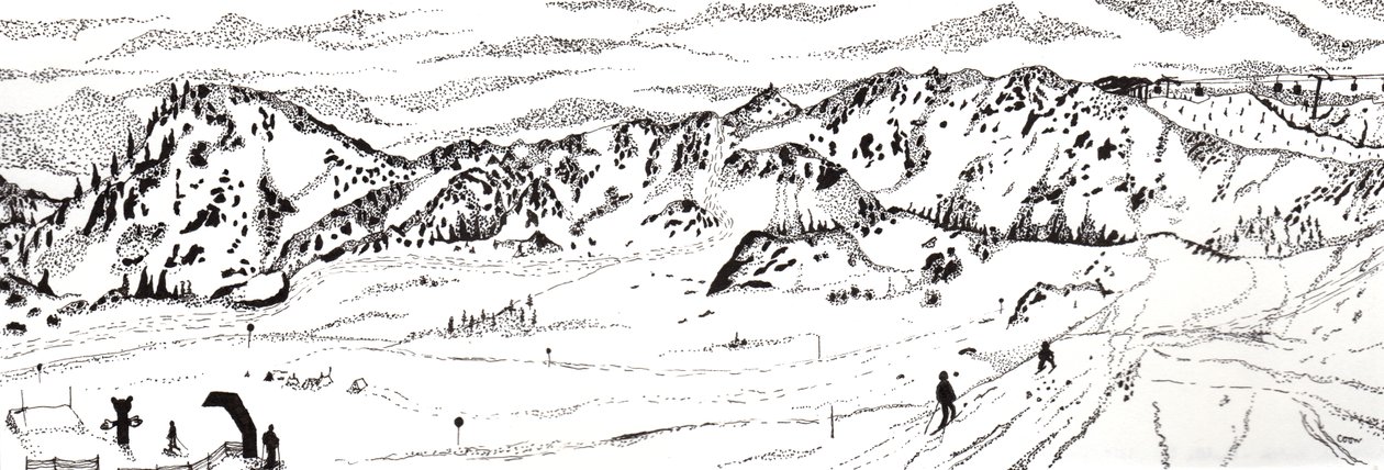 Skiing in Austria #2, 2020 by Charlotte Orr