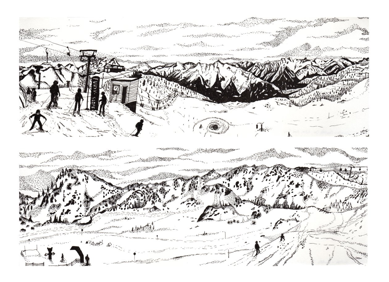 Skiing in Austria #3, 2020 by Charlotte Orr