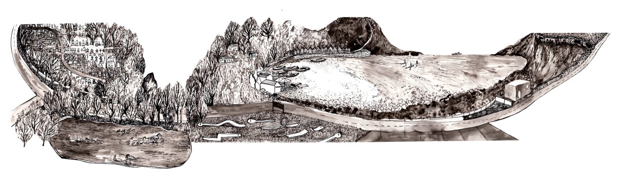 Swanpool Beach, 2021 by Charlotte Orr