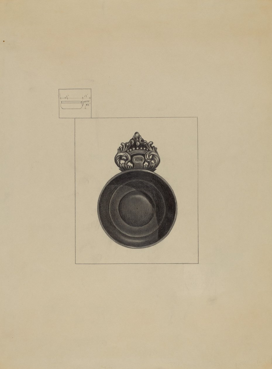 Pewter Porringer by Charlotte Winter