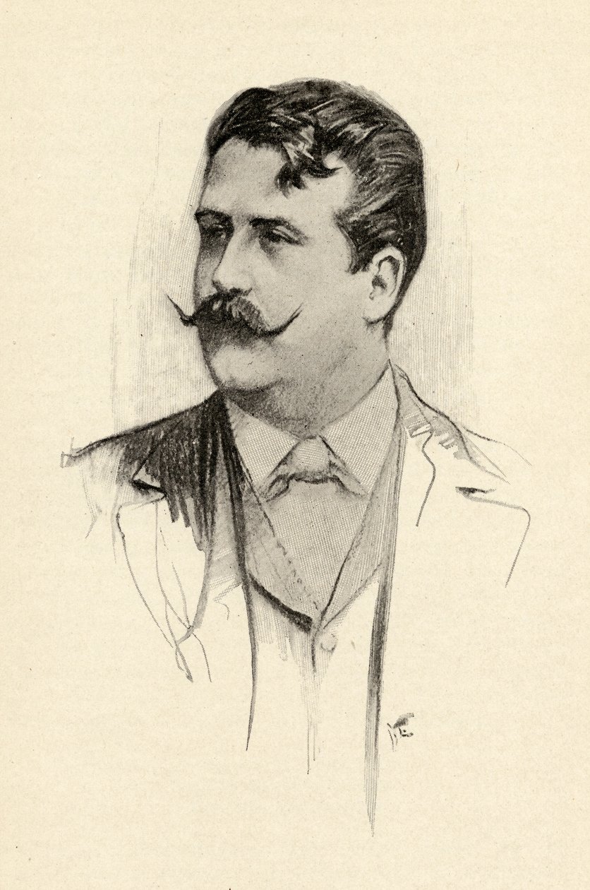 Ruggero Leoncavallo, illustration from 