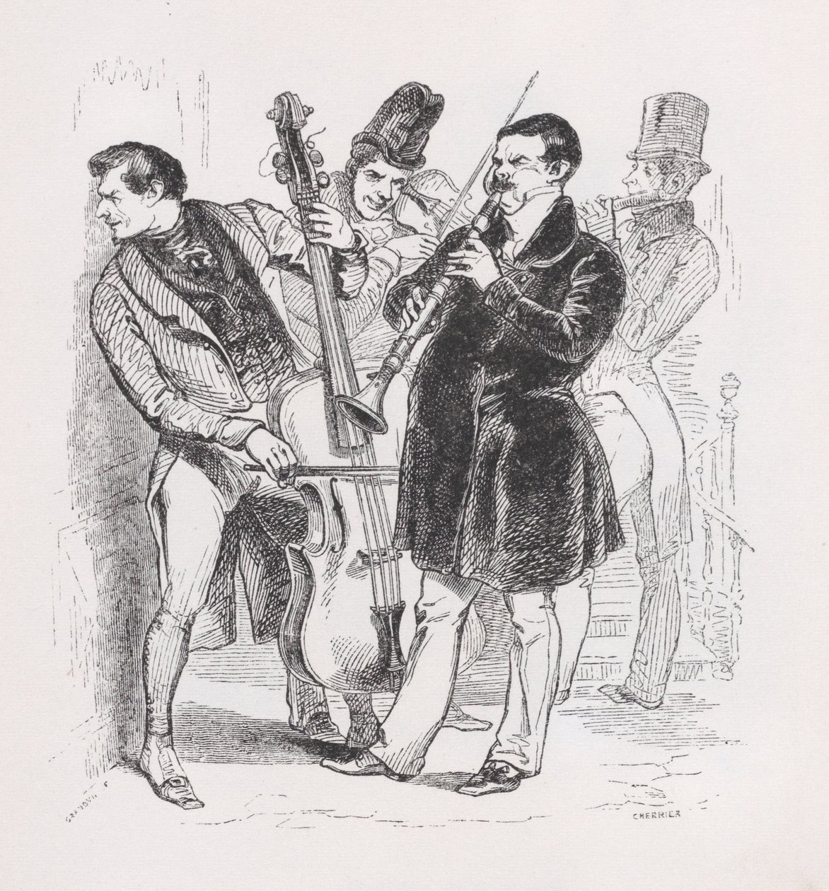 The Wedding Night from The Complete Works of Béranger by Cherrier