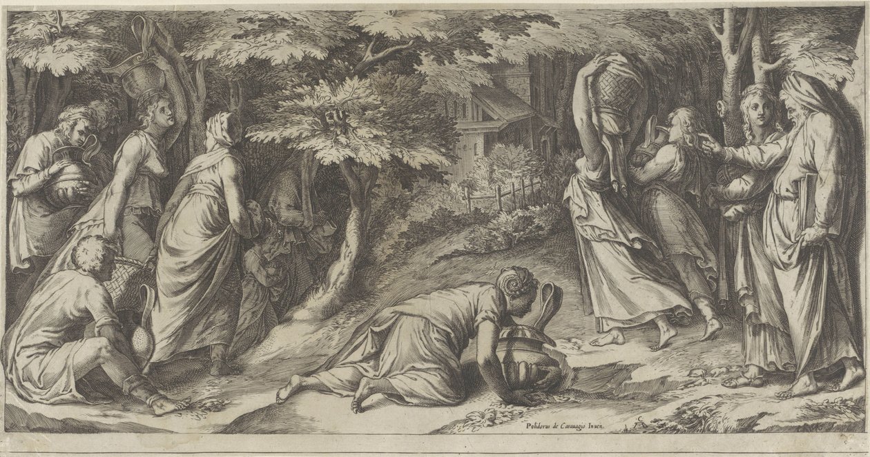 The Israelites Fleeing Egypt by Cherubino Alberti