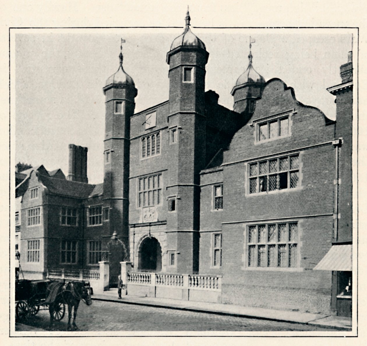 Archbishop Abbots Hospital, Guildford, 1903 by Chester Vaughan