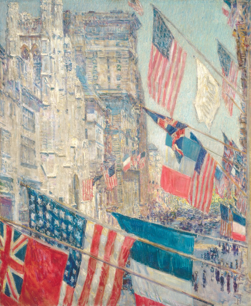 Allies Day, May 1917 by Childe Frederick Hassam