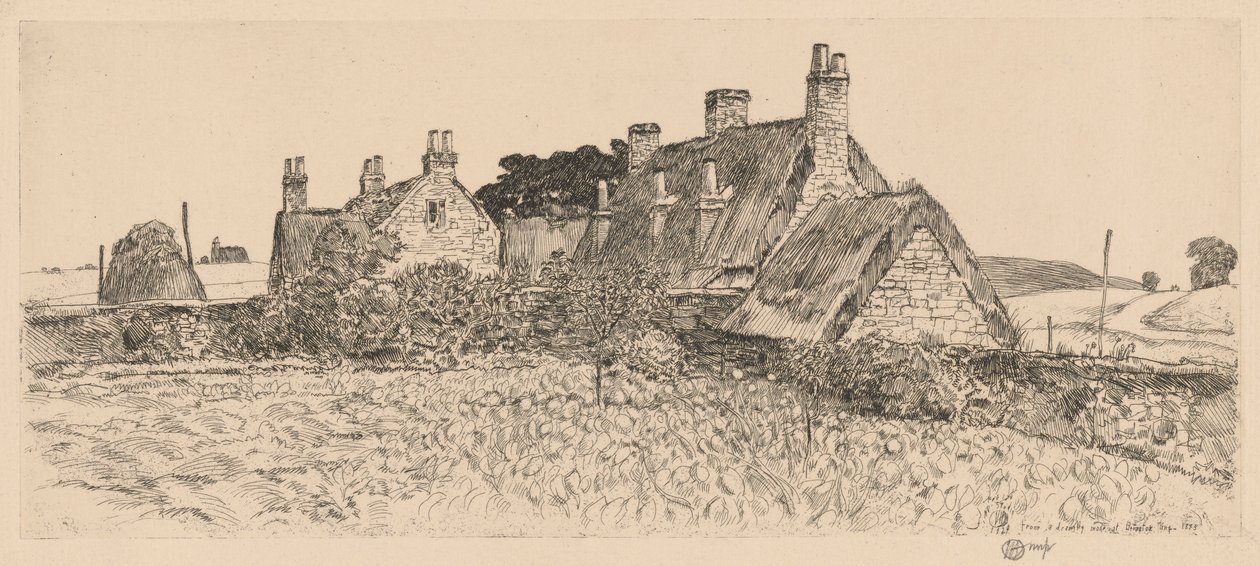 English Cottages by Childe Hassam