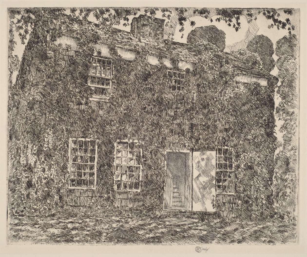 Home Sweet Home Cottage, No. 3, Easthampton by Childe Hassam