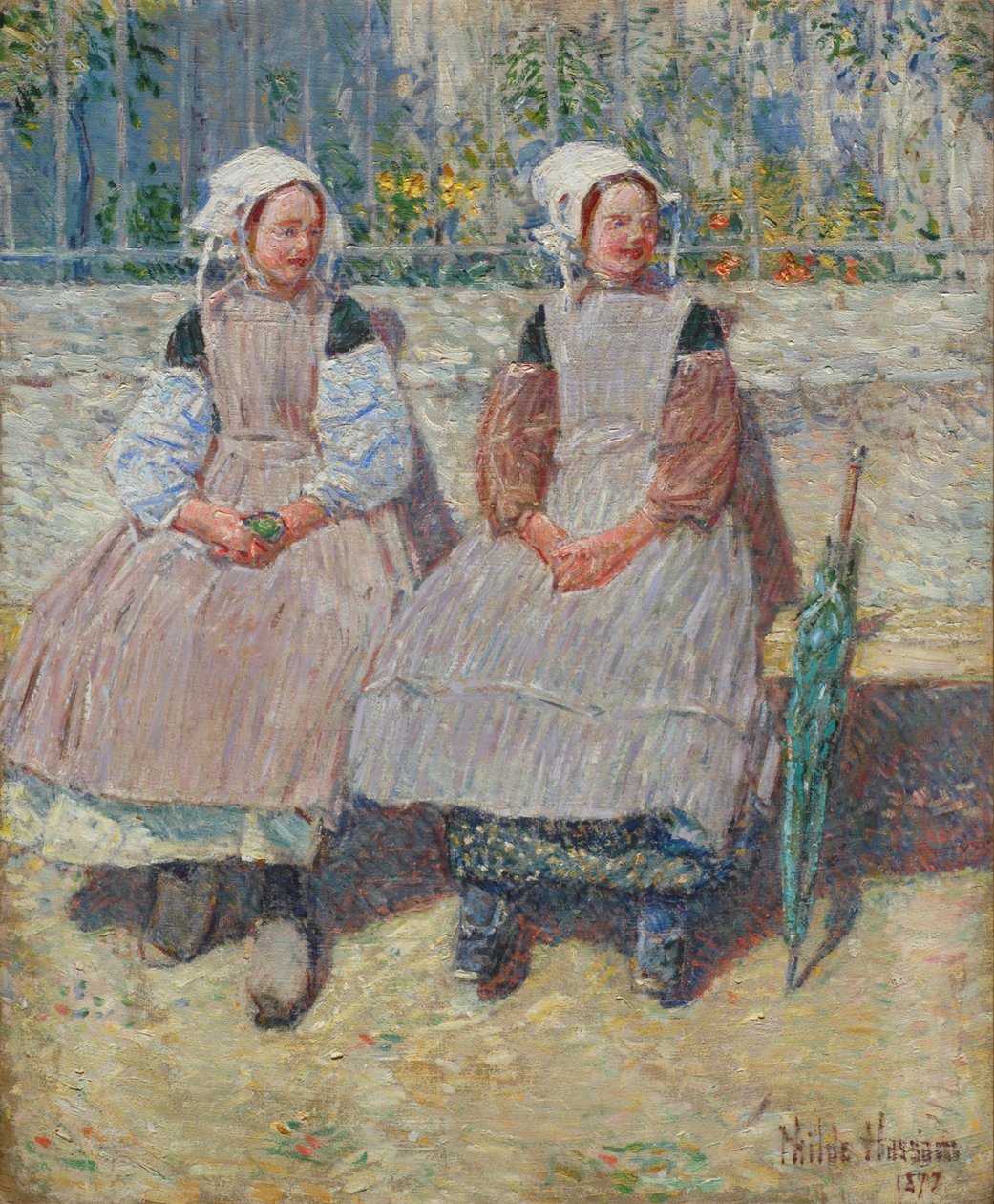 In the Sunlight by Childe Hassam